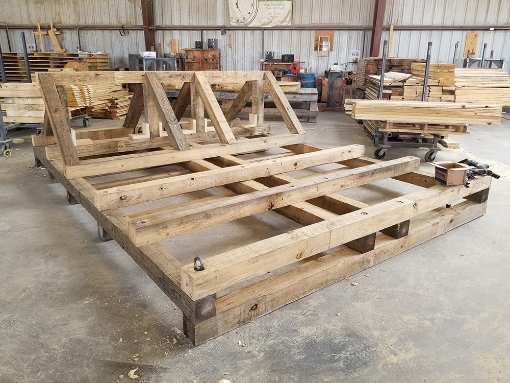 custom pallets crates logistics transportation