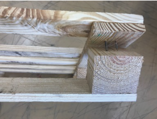 clamp test damage block pallet clamp test damage block pallet
