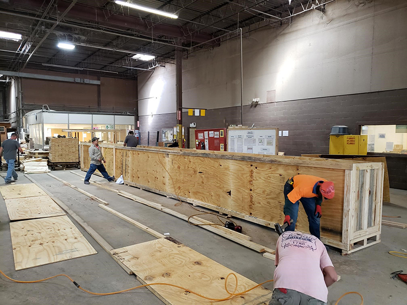 custom pallets crates heavy industrial
