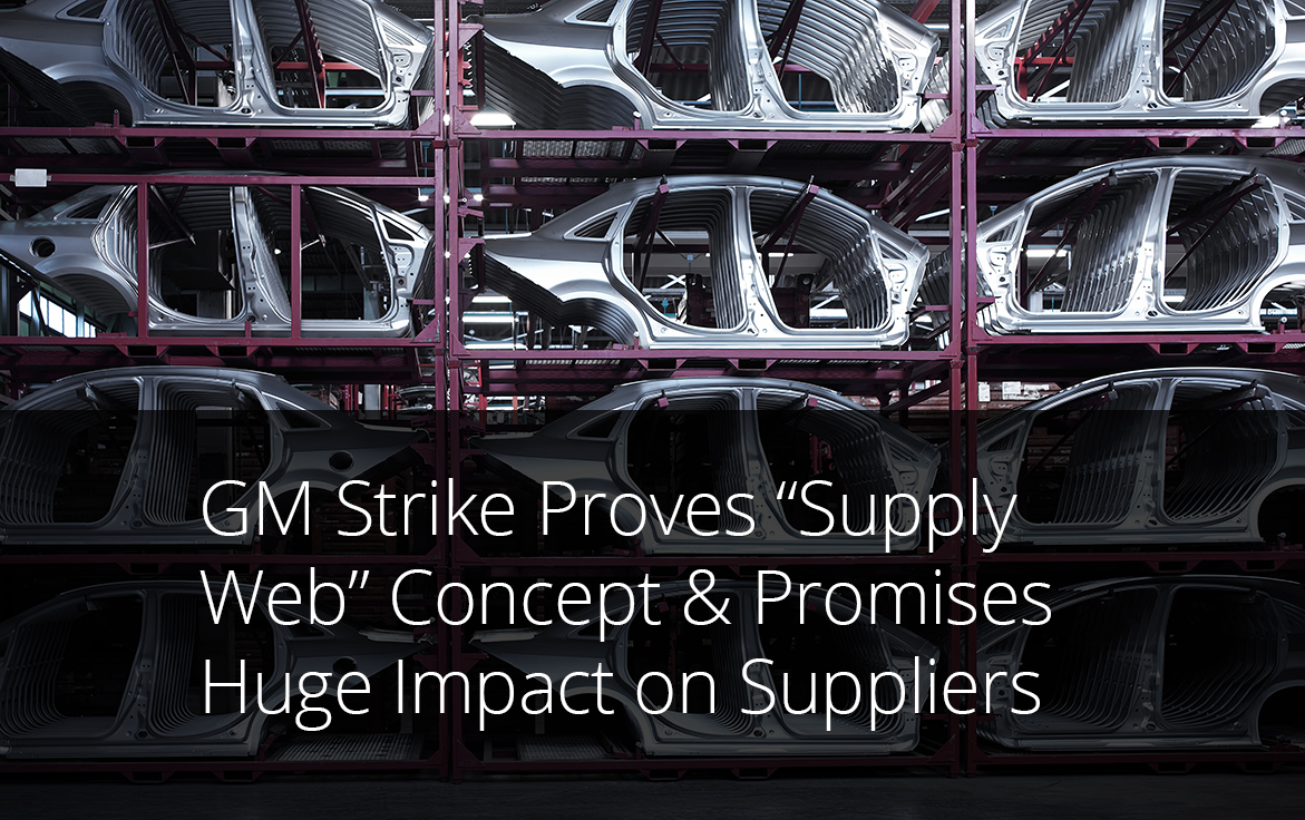 GM Strike Proves "Supply Web" Concept and Promises Huge Impact on Suppliers Conner Industries